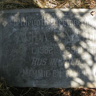 NAUDE Alida F. 1962-1962