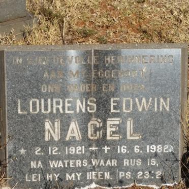 NAGEL Lourens Edwin 1921-1982