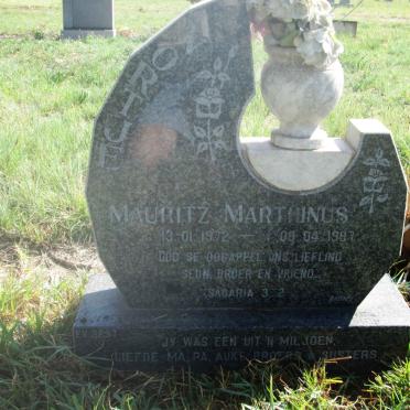NORTJE Mauritz Marthinus 1972-1997