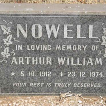 NOWELL Arthur William 1912-1974