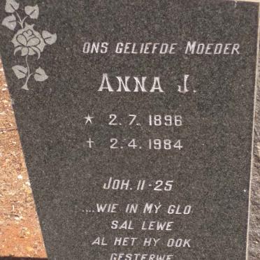 NAGEL Anna J. 1896-1984
