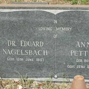 NAGELSBACH Edward -1957 &amp; Anni Petter HOPPE -1959