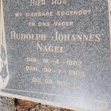 NAGEL Rudolph Johannes 1892-1965
