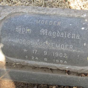 NEL Hyla Magdalena nee KOEKEMOER 1902-1994