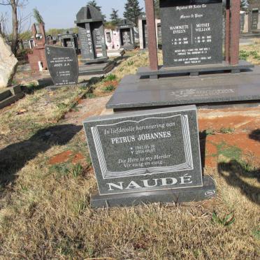 NAUDE Petrus Johannes 1941-2016