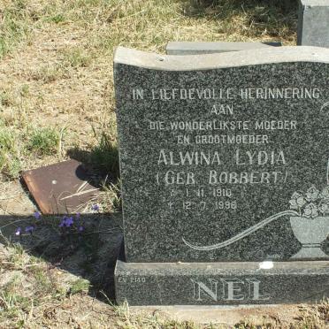 NEL Alwina Lydia nee ROBBERT 1910-1996