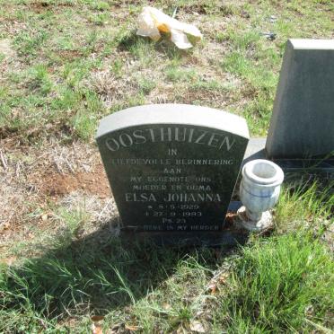 OOSTHUIZEN Elsa Johanna 1929-1993