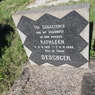 OESCHGER Kathleen 1915-1985