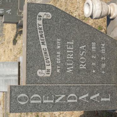 ODENDAAL Muriel Rosa 1916-1974