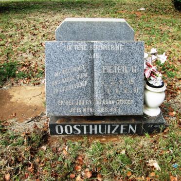 OOSTHUIZEN Pieter G. 1915-1991