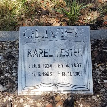 OLIVIER Karel 1934-1985 &amp; Hester 1937-2001
