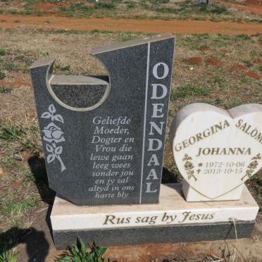 ODENDAAL Georgina Salomina Johanna 1972-2013