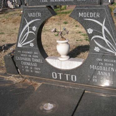 OTTO Casparus Daniel Coenraad 1929-1987 & Magdalena Anna 1931-2004