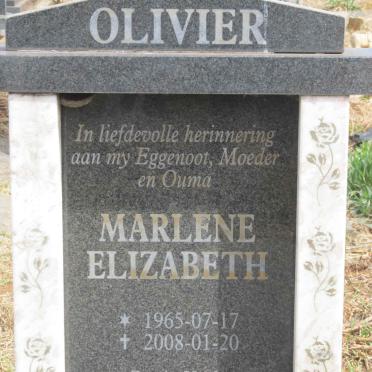 OLIVIER Marlene Elizabeth 1965-2008
