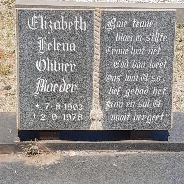 OLIVIER Elizabeth Helena 1903-1978