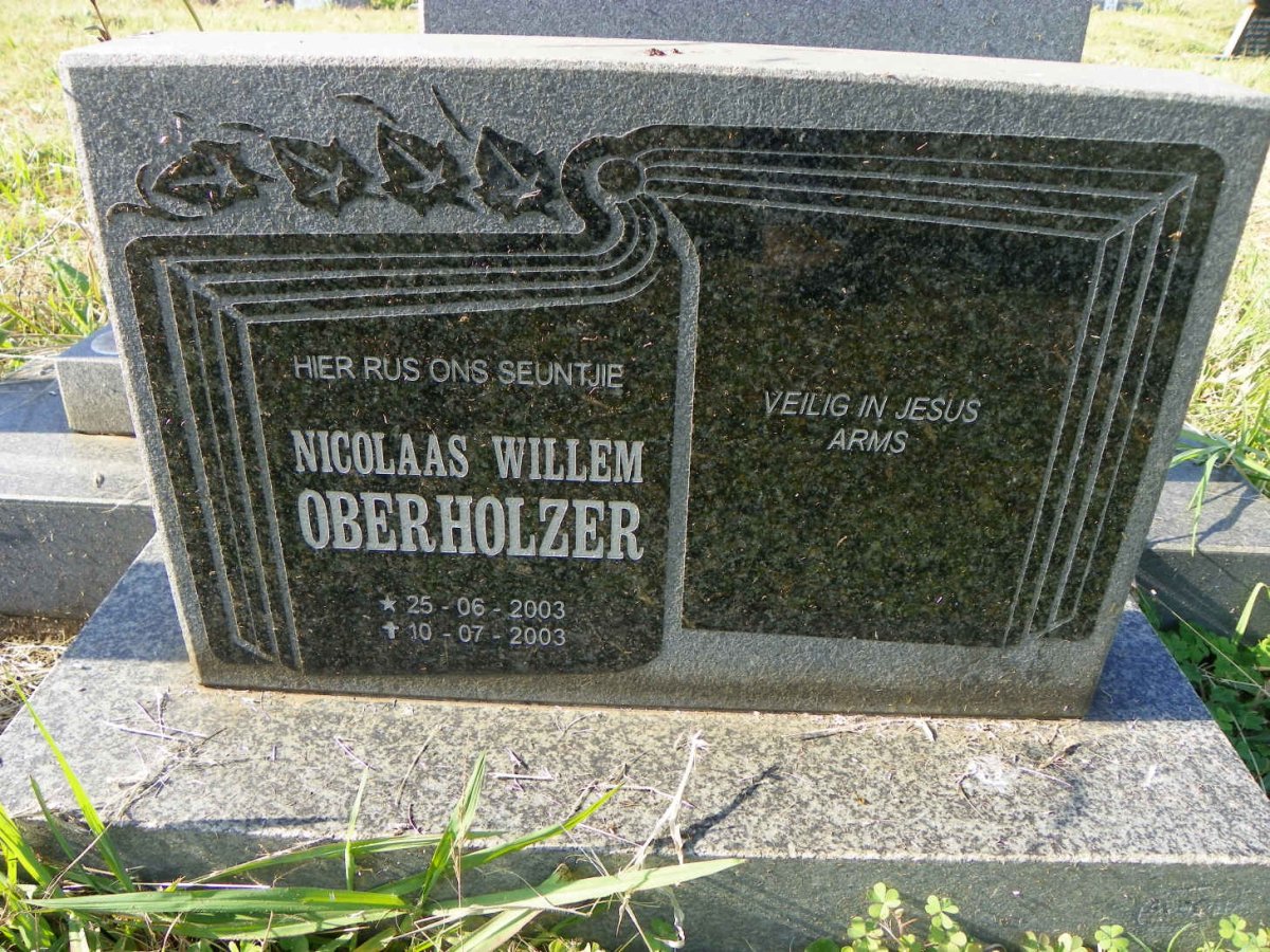 OBERHOLZER Nicolaas Willem 2003-2003