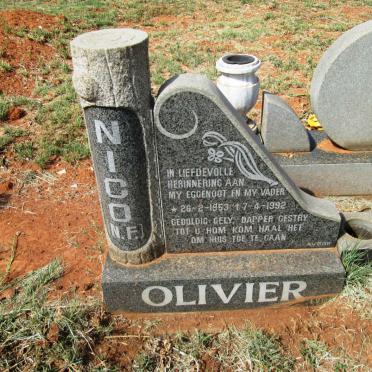 OLIVIER Nico N.F. 1953-1992