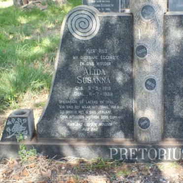 PRETORIUS Alida Susanna 1918-1959