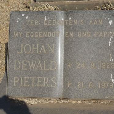 PIETERS Johan Dewald 1929-1979