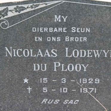 PLOOY Nicolaas Lodewyk, du 1929-1971