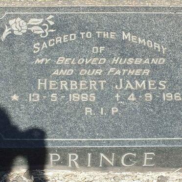 PRINCE Herbert James 1885-1963
