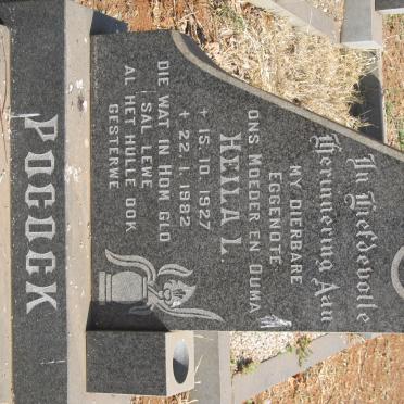 POCOCK Heila L. 1927-1982