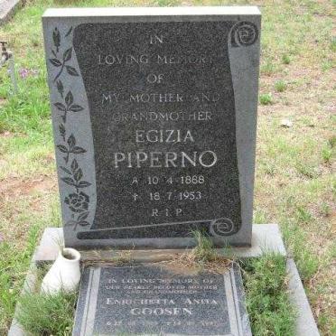 PIPERNO Egizia 1888-1953