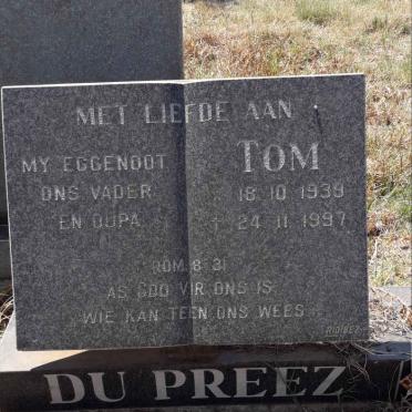 PREEZ Tom, du 1939-1997
