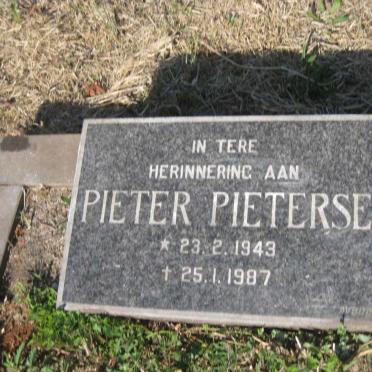 PIETERSE Pieter 1943-1987