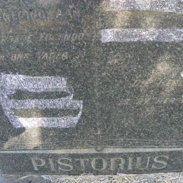 PISTORIUS Gabriel Johannes Jacobus 1909-1963