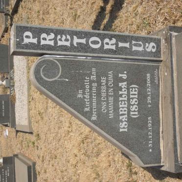 PRETORIUS Isabella J. 1925-2008