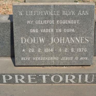 PRETORIUS Douw Johannes 1914-1976
