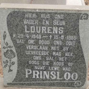 PRINSLOO Lourens 1949-1985