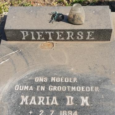 PIETERSE Maria D.M. 1894-1981