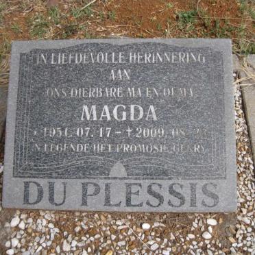 PLESSIS Magda, du 1951-2009