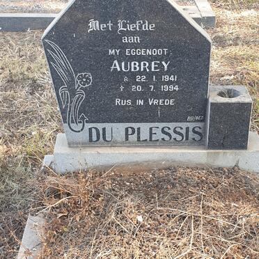 PLESSIS Aubrey, du 1941-1994