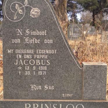 PRINSLOO Jacobus 1918-1971