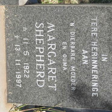 PLESSIS Sarel Wynand, du 1917-1986 &amp; Margaret Shepherd 1922-1997