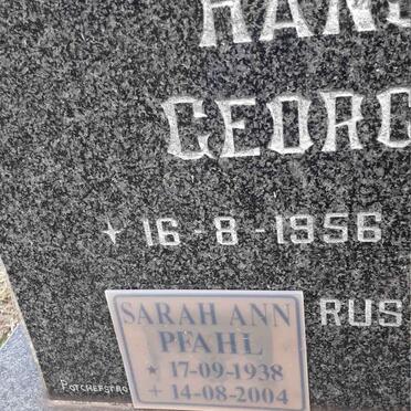 PFHAL Sarah Ann 1938-2004