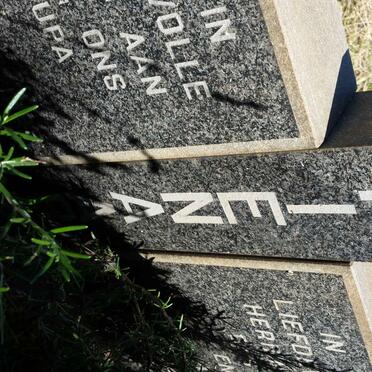 PIENAAR Jan 1923-1985 &amp; Anna 1923-