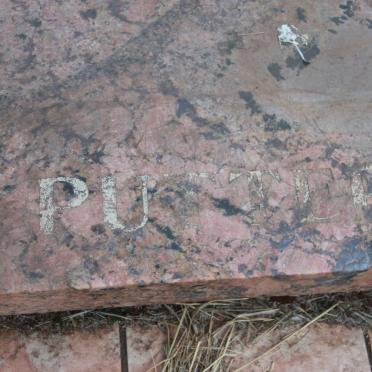 PUTTER Ockert 1944- &amp; Heila 1948-1998