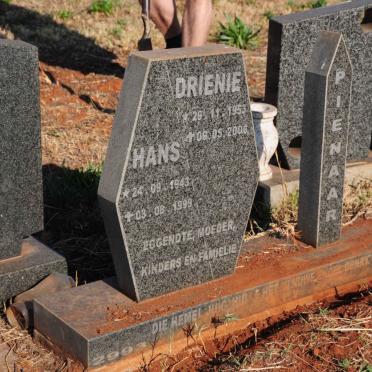 PIENAAR Hans 1943-1999 & Drienie 1853-2006