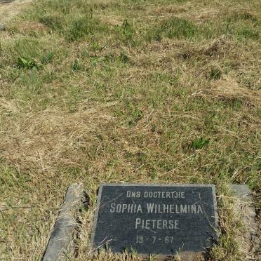 PIETERSE Sophia Wilhelmina 1967-1967