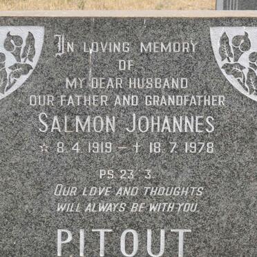 PITOUT Salmon Johannes 1919-1978