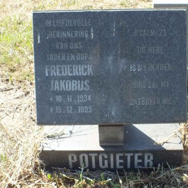 POTGIETER Frederick Jakobus 1934-1995