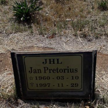 PRETORIUS J.H.L. 1960-1997