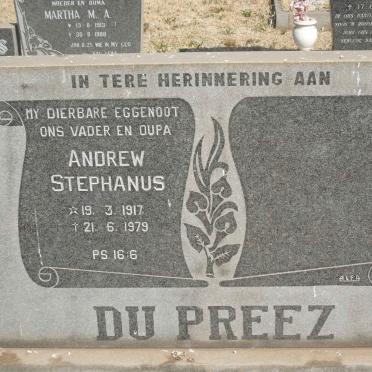 PREEZ Andrew Stephanus, du 1917-1979