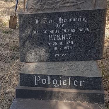 POTGIETER Hennie 1939-1974