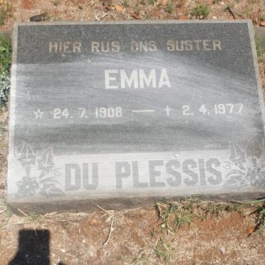 PLESSIS Emma, du 1908-1977