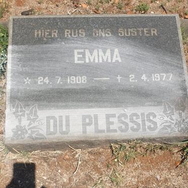 PLESSIS Emma, du 1908-1977